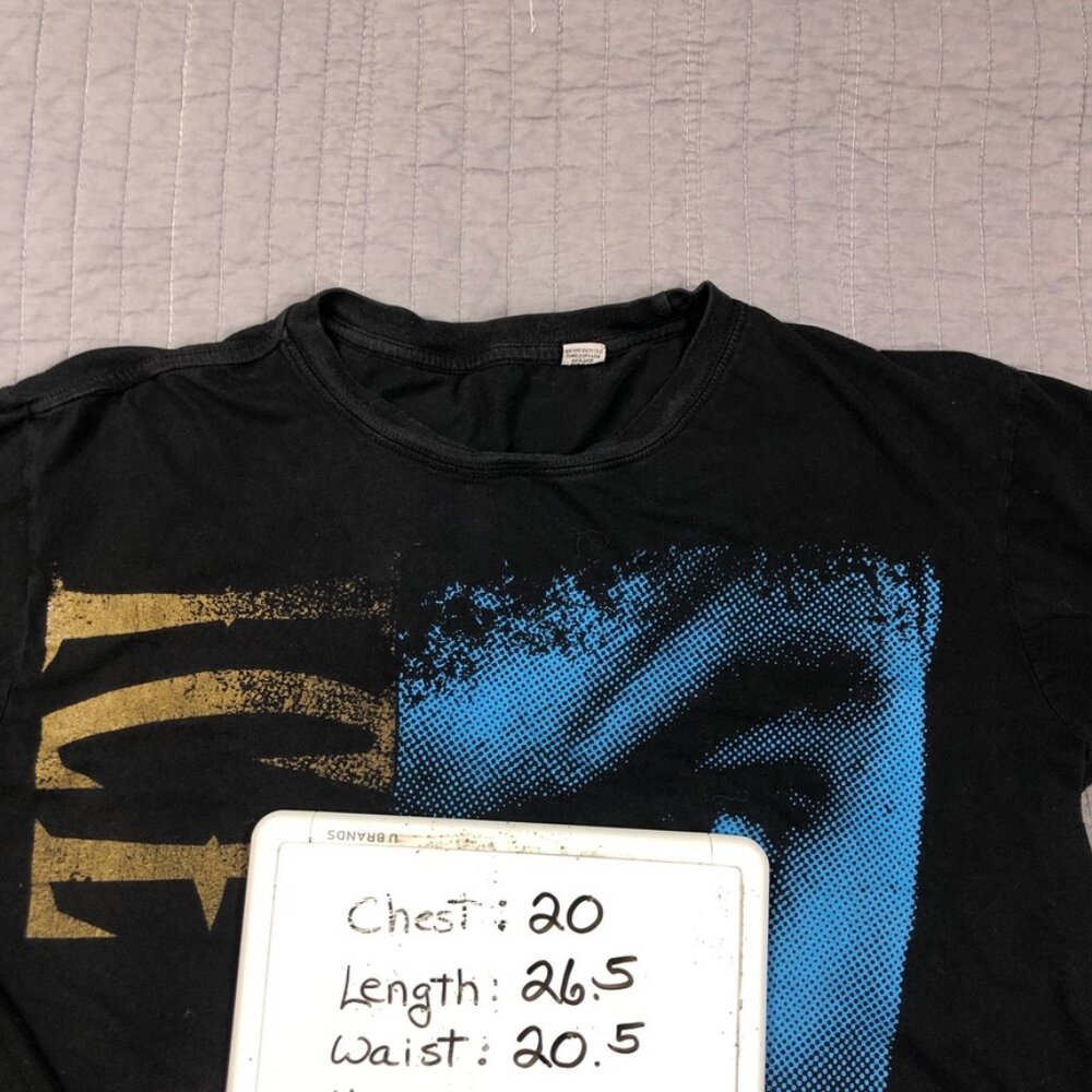 Y2K Ice Cube T Shirt Men Large Black Half Face Rap Music Graphic - Picture 14 of 14